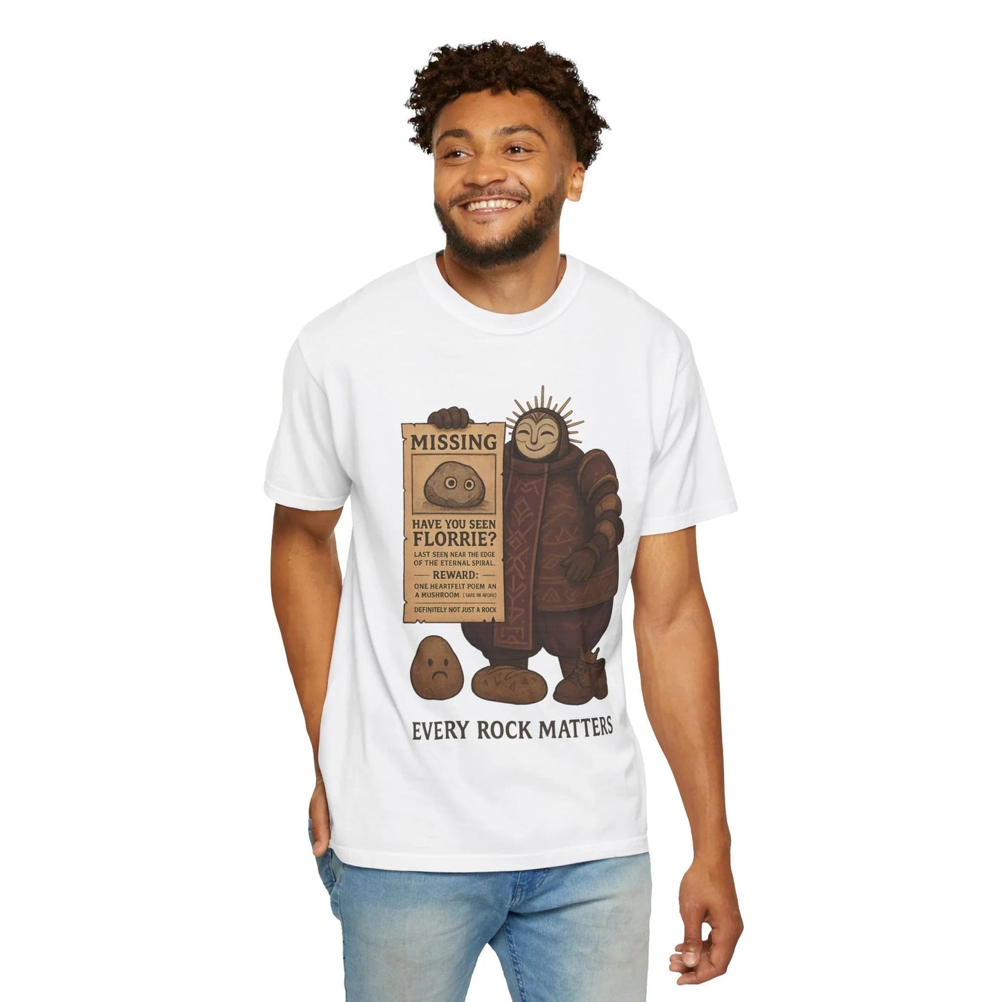 Esquie Missing Pet Rock T-Shirt | Clair Obscur Expedition 33 Game Merch | Whee Whoo Whee Whoo