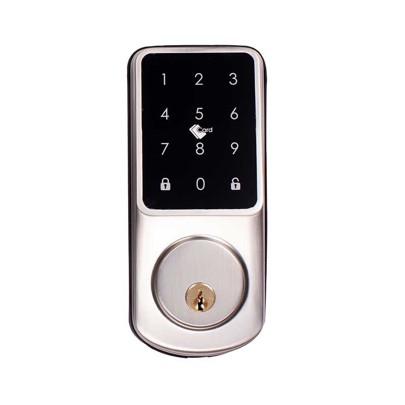 Lionhead Franklin Digital Deadbolt Silver | Smart Keyless Entry Lock | LHL-DBT2-S-FRANKLINCategories: Digital Deadbolts, Lionhead Locks, Swing Door Locks, Smart Locks