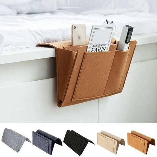 Felt storage bag pouch organizer, felt pouches in several colors