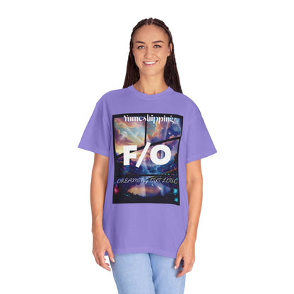 Yumeshipping Graphic Tee  Dreaming Out Loud F/O Self-Ship Shirt  Anime Fantasy Night Sky