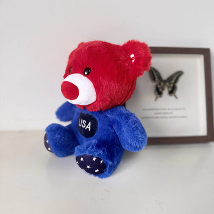 USA Patriotic Signature Bear Plush Toy 24cm  Fiesta Plush American Flag Teddy Collectible