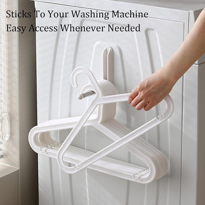 Foldable Clothes Hanger Holder Magnetic Self Adhesive Space Saving Organizer for Hangers 1 Piece
