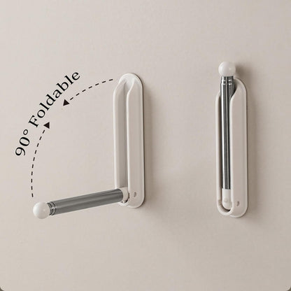Foldable Clothes Hanger Holder Magnetic Self Adhesive Space Saving Organizer for Hangers 1 Piece