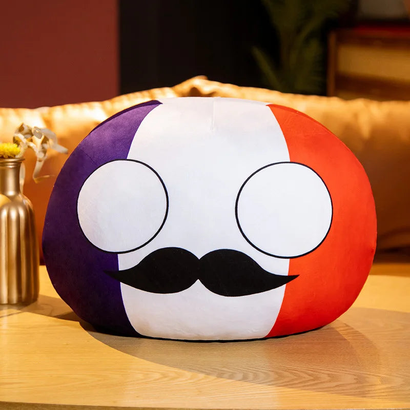Countryball Plush Flag Plushes Polandball Stuffed Plushies Football Festival Plushies