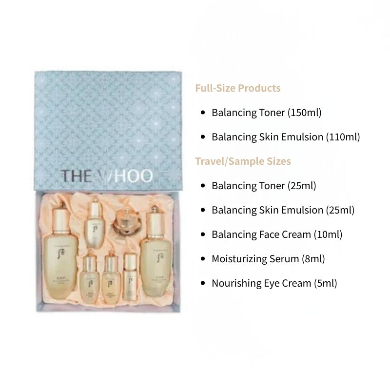 WHOO Cheonyuldan Regenerating Skincare Set – Christmas Limited Edition (7-Piece Set)