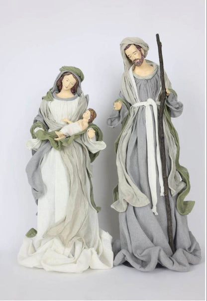 19.75" Premium Handmade Holy Family Nativity Figurine – 50cm Religious Christmas Decoration | Pre-Order