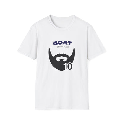 GOAT 10 Soccer T-Shirt - LM 10 Football Tribute Tee | XS-5XL