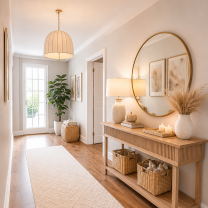 Gabrielle Rope Pendant Light with Gold Hardware