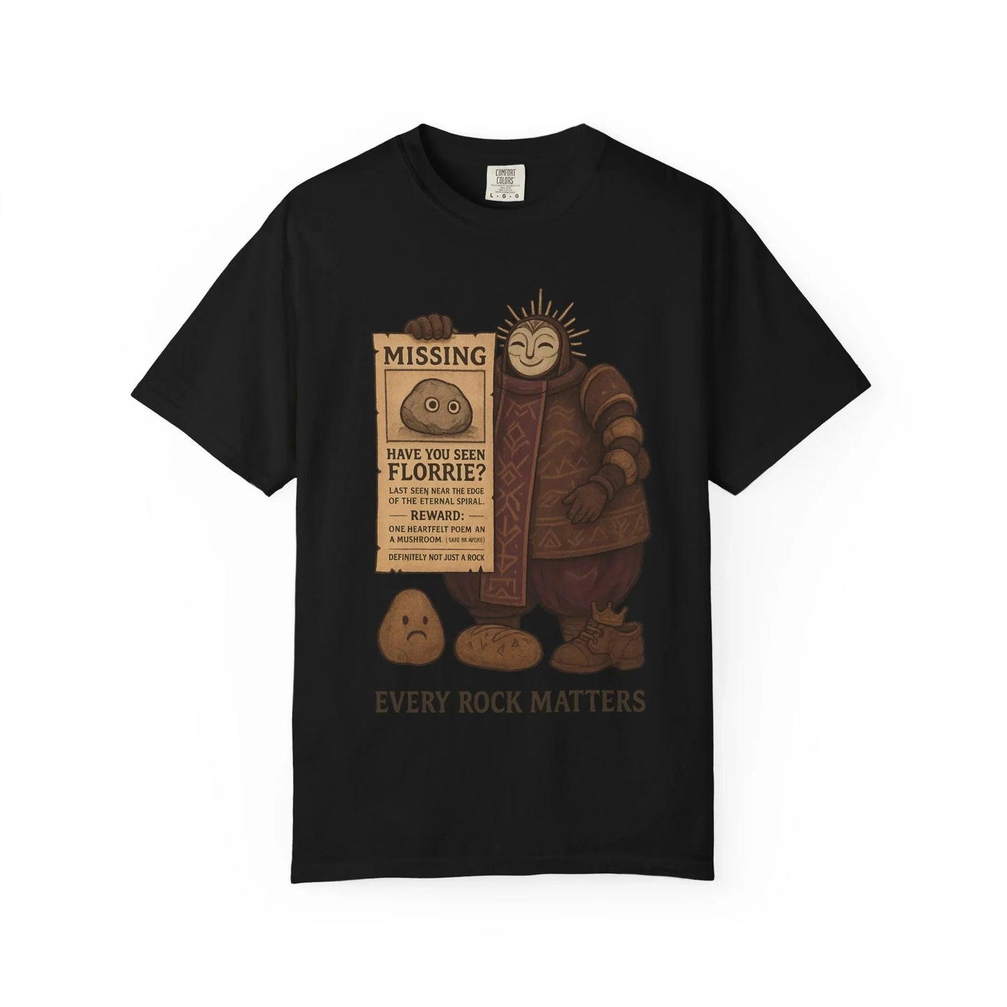 Esquie Missing Pet Rock T-Shirt | Clair Obscur Expedition 33 Game Merch | Whee Whoo Whee Whoo