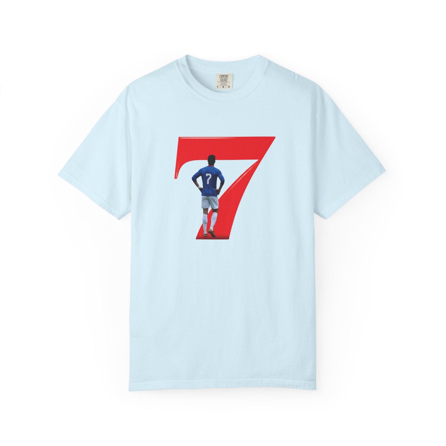 No.7 Celebration Tee | Retro Football Player Graphic Shirt