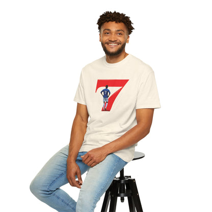 No.7 Celebration Tee | Retro Football Player Graphic Shirt
