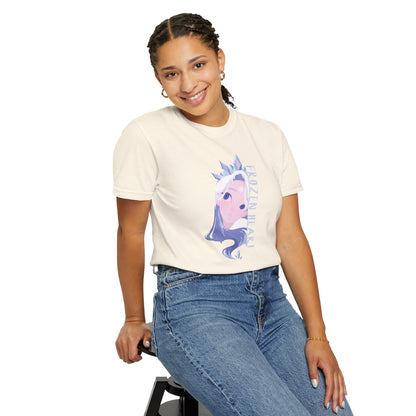 Winter Majesty Frozen Heart T-Shirt - Cryo Empress Ice Queen Anime Graphic Tee