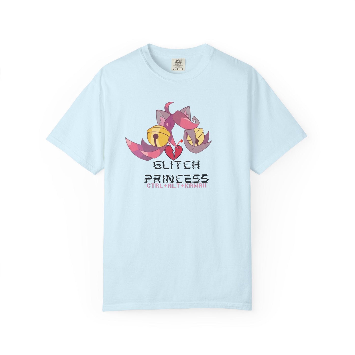 Mad Mew Mew Glitch Princess Tees | Pixel Catgirl Glitchcore Graphic Tee