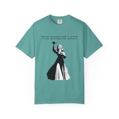 The Singing Lady T-Shirt — Vintage Silhouette Music Tee