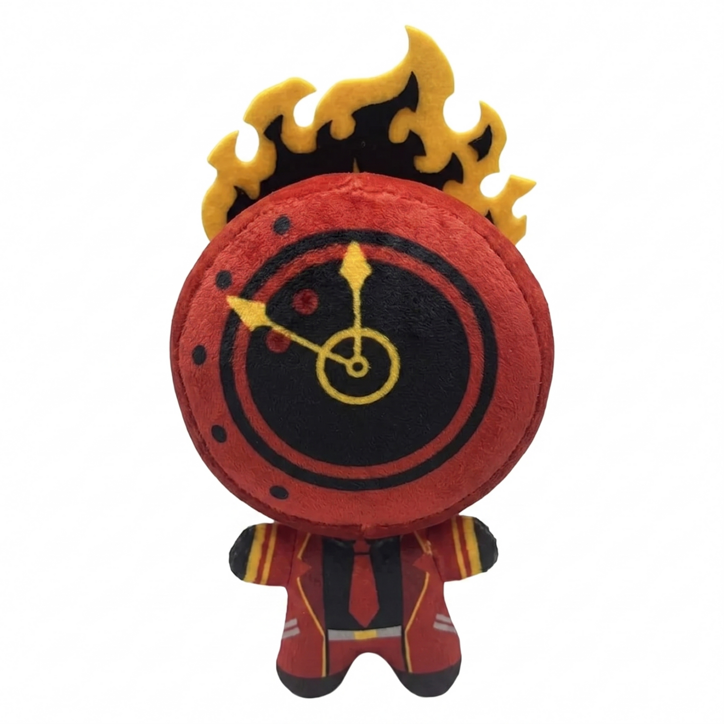 Dante Plush Clock Head Plush Executive Manager Dark Fantasy Tactical RPG Game Handmade Plush 10cm