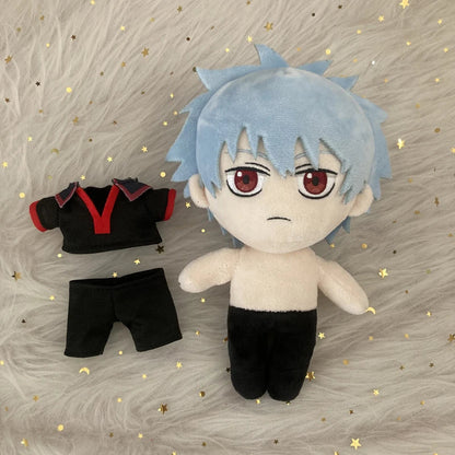 Sakata Gintoki Plush Silver Soul Anime Handmade Plush 20cm