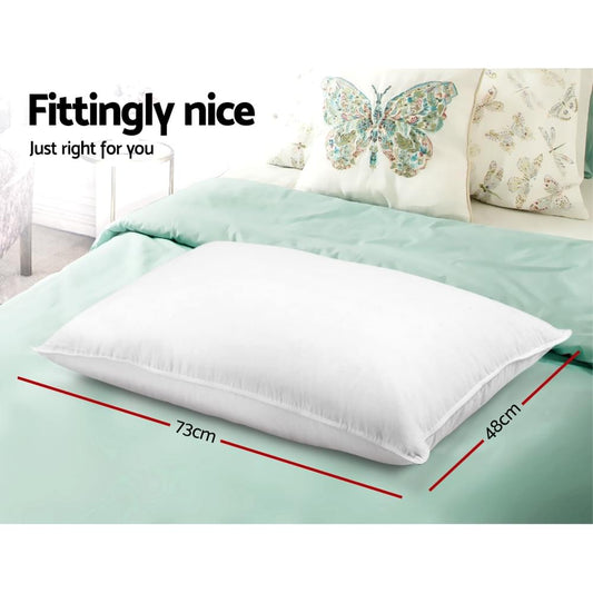 Giselle Bedding 4 Pack Bed Pillow Family Hotel 48X73CM.