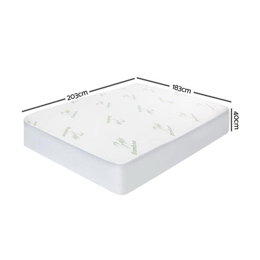 Giselle Bedding Mattress Protector Bamboo King.