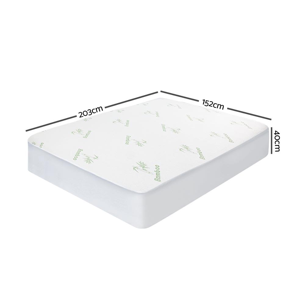 Giselle Bedding Mattress Protector Bamboo Queen.