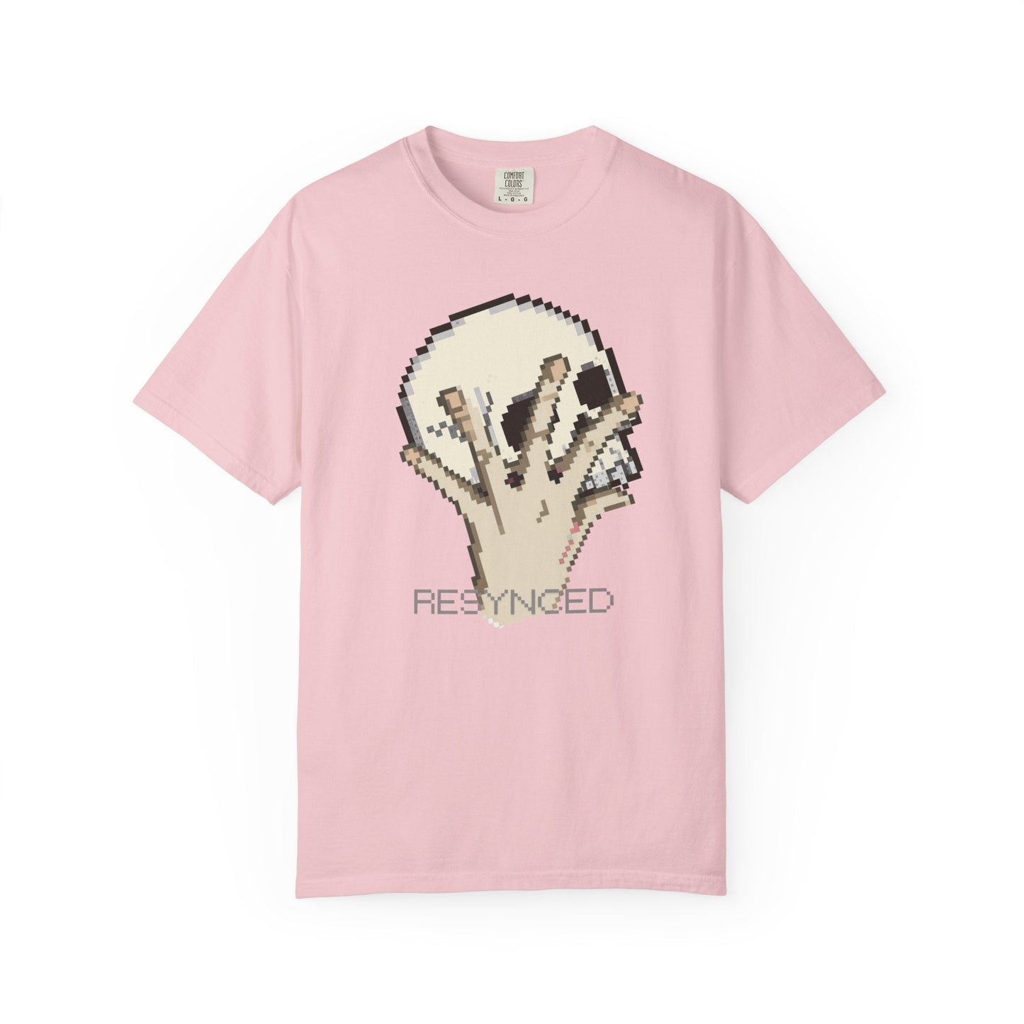 Pixel Hand Tee - Retro Glitch Skull Graphic T-Shirt | Designed by Aprasi