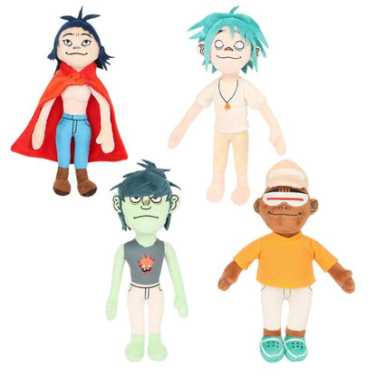 2000s Virtual Rock Band Plushies Animated Musicians Plushies 30cm
