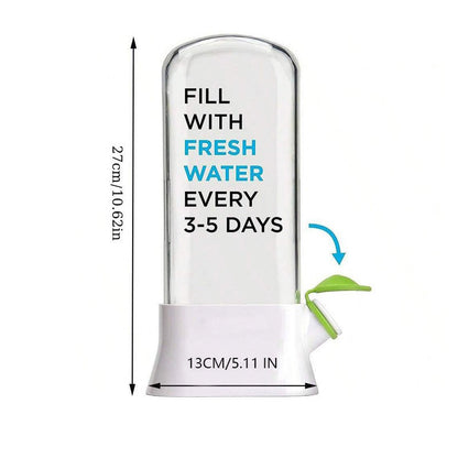 Green Fresh Herb Keeper & Saver - Refrigerator Pod to Extend the Life of Fresh Herbs