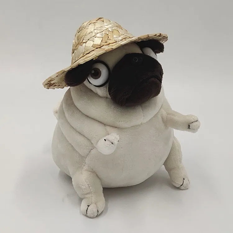 Pug Plush Storybook Pig the Pug Handmade Plush 15cm