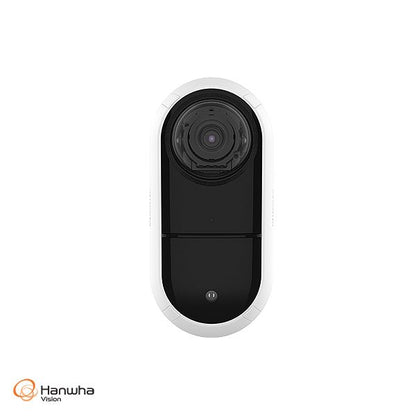 Hanwha Vision HV-TNV-C8011RW 5MP AI IR Wall Mount Dome Camera with Panoramic View and Built-in Microphone T Series
