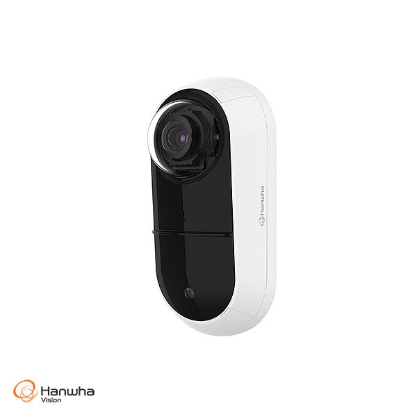 Hanwha Vision HV-TNV-C8011RW 5MP AI IR Wall Mount Dome Camera with Panoramic View and Built-in Microphone T Series