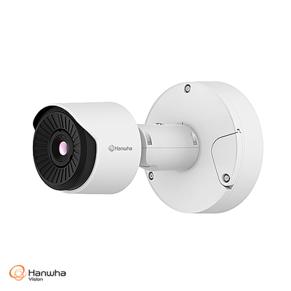 Hanwha Vision HV-TNO-C3010TRA QVGA AI Radiometric Thermal Camera with 90° Wide FoV and Temperature Monitoring up to 550°C T Series