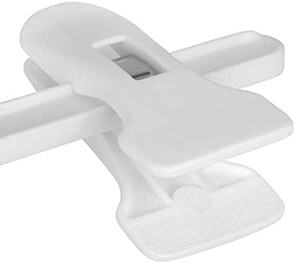 HANGERWORLD Kids Pants Hanger with Adjustable Clips (10 Pack, White) - 11inch Perfectly Sized for Baby, Kids, Child and Teens Pants, Skirts, Slacks and Jeans