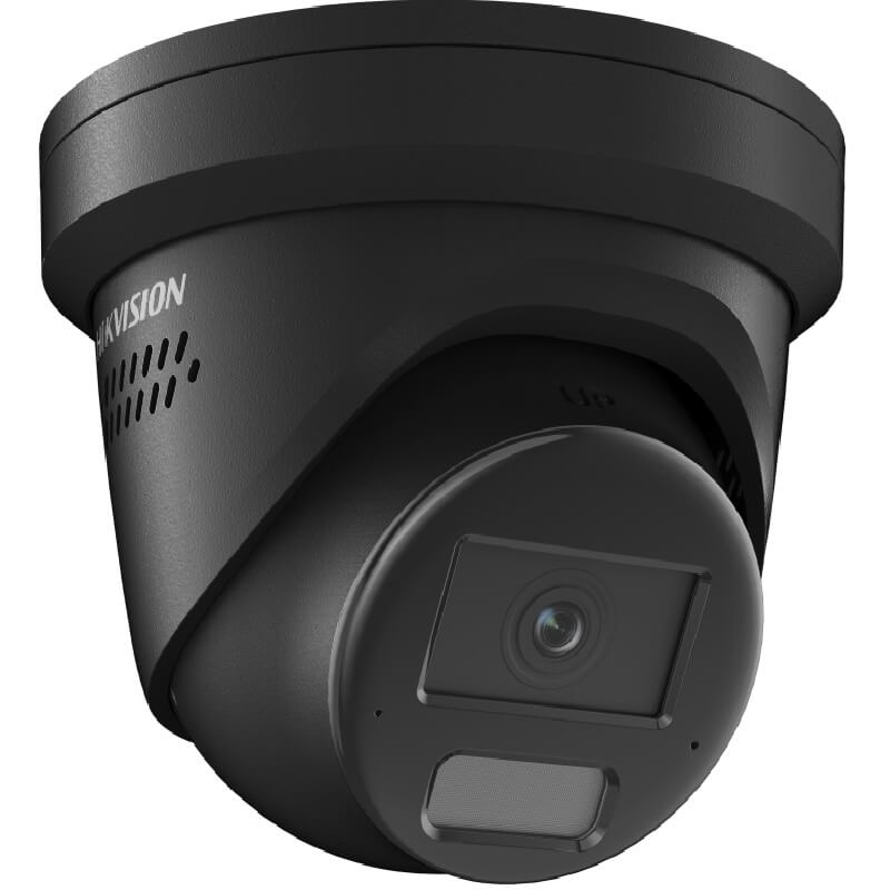 Hikvision Up to 4 Camera 6MP AcuSense LiveGuard CCTV Kit – DS-2CD2366G2H-IS2U/SL 2.8mm Turret Cameras + DS-7604NI-M1/4P 4 Channel PoE NVR, H.265+, IP67, HDMI/VGA, Optional HDD