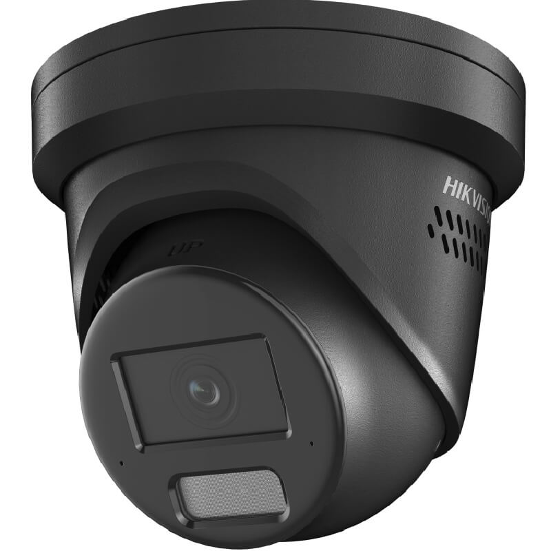 Hikvision Up to 4 Camera 6MP AcuSense LiveGuard CCTV Kit – DS-2CD2366G2H-IS2U/SL 2.8mm Turret Cameras + DS-7604NI-M1/4P 4 Channel PoE NVR, H.265+, IP67, HDMI/VGA, Optional HDD