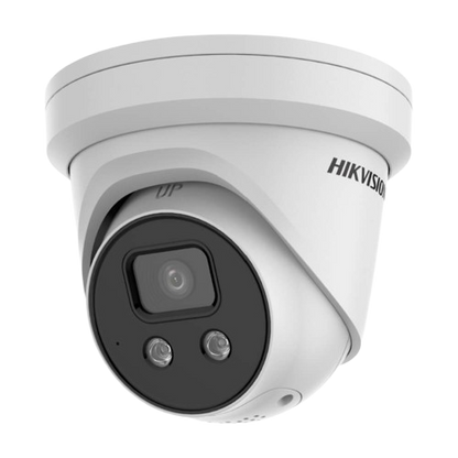 Hikvision 6MP AcuSense 16-Camera CCTV Kit with 16-Channel 8K PoE NVR | DS-2CD2366G2-ISU/SL Cameras + HIK-7616NI-M2/16P Recorder + HDD | Strobe Light + Two-Way Audio | IP67 Rated