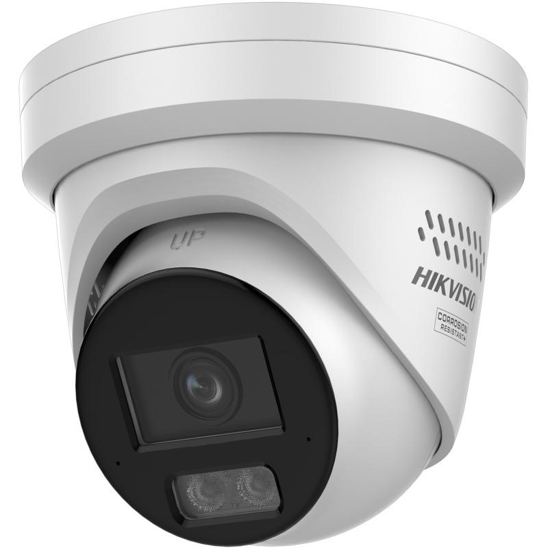 *NEW Hikvision DS-2CD2387G3-LIS2UY 8MP 4K ColorVu Smart Hybrid Light AI Fixed Turret IP Camera with Two-Way Audio, Active Strobe, IP67 & NEMA 4X