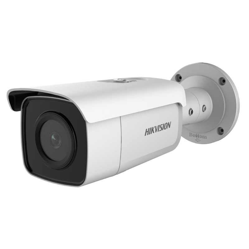 Hikvision 8MP CCTV Kit with 4 DS-2CD2T86G2-2I/4I Bullet Cameras + 4-Channel PoE NVR DS-7604NI-M1/4P + HDD – AcuSense, DarkFighter, IP67 Rated