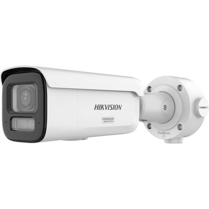 Hikvision DS-2CD3667G3-LIZSU(Y)/SL 6MP Dual Illumination Varifocal Bullet Camera with Strobe Light, Audio Warning, & DarkFighter 2.0