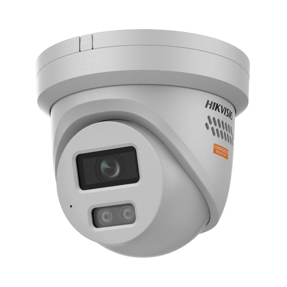 Hikvision DS-2XC3386G0H-LISU/SL 8MP Anti-Corrosion Fixed Turret Camera, Composite Polymer, Liveguard, IP68, 2.8mm Lens