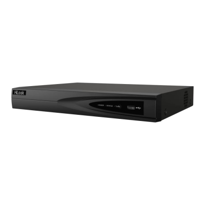 HiLook NVR‑108MH‑K/8P 8‑Channel 1U 4K PoE NVR with Smart AI Analytics & 8‑Port PoE Switch – Perfect for SMB Video Surveillance