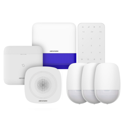Hikvision AXPRO-KIT3DETECTORS AX PRO Hub Kit, 1x Alarm Hub, 1x Keypad, 2x Sounder, 3x PIR Detector (PROMO Ax Pro Remote FREE)