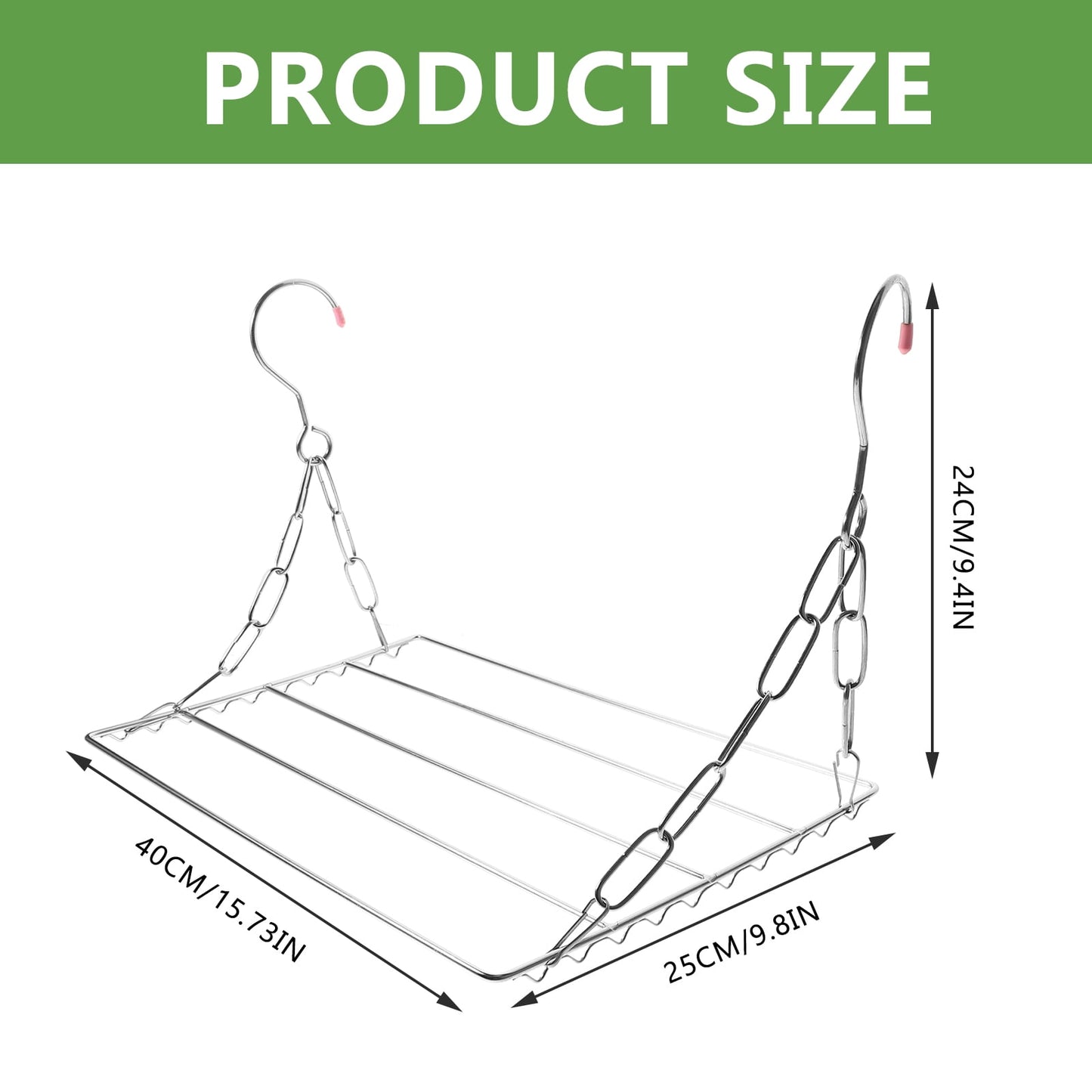 HOOWIFFY Minimalist Clothes Drying Rack with Windproof Design, Prevents Clothes from Blowing , 1 Piece
