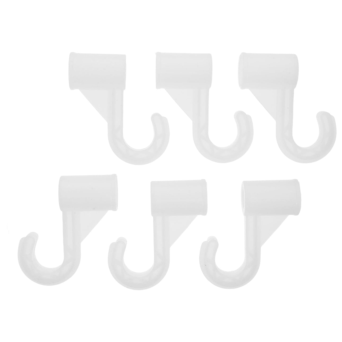HOOWIFFY Wardrobe Accessories Closet Pole Bracket Hooks, , Easy Install, Space Saving, Closet Organizer Hardware