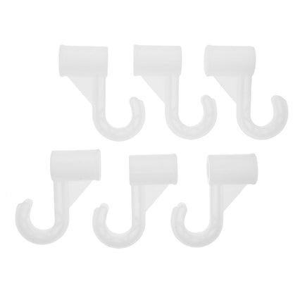 HOOWIFFY Wardrobe Accessories Closet Pole Bracket Hooks, , Easy Install, Space Saving, Closet Organizer Hardware