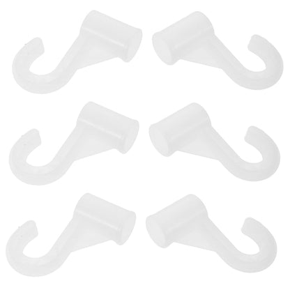 HOOWIFFY Wardrobe Accessories Closet Pole Bracket Hooks, , Easy Install, Space Saving, Closet Organizer Hardware