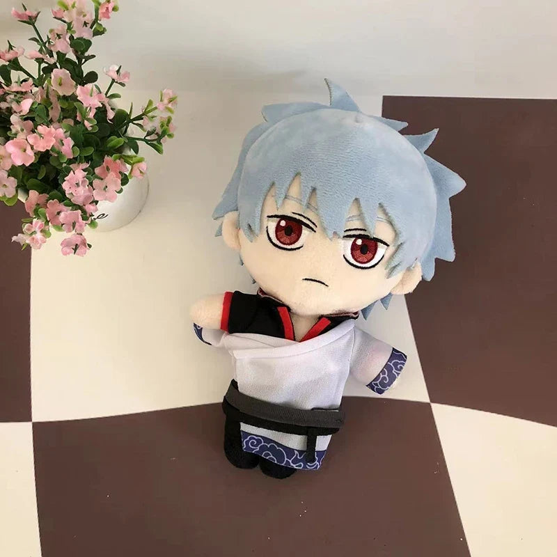 Sakata Gintoki Plush Silver Soul Anime Handmade Plush 20cm