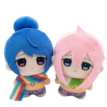 Nadeshiko Kagamihara Plush & Rin Shima Plush Laid-Back Camp Plushies Handmade Plushies 10cm