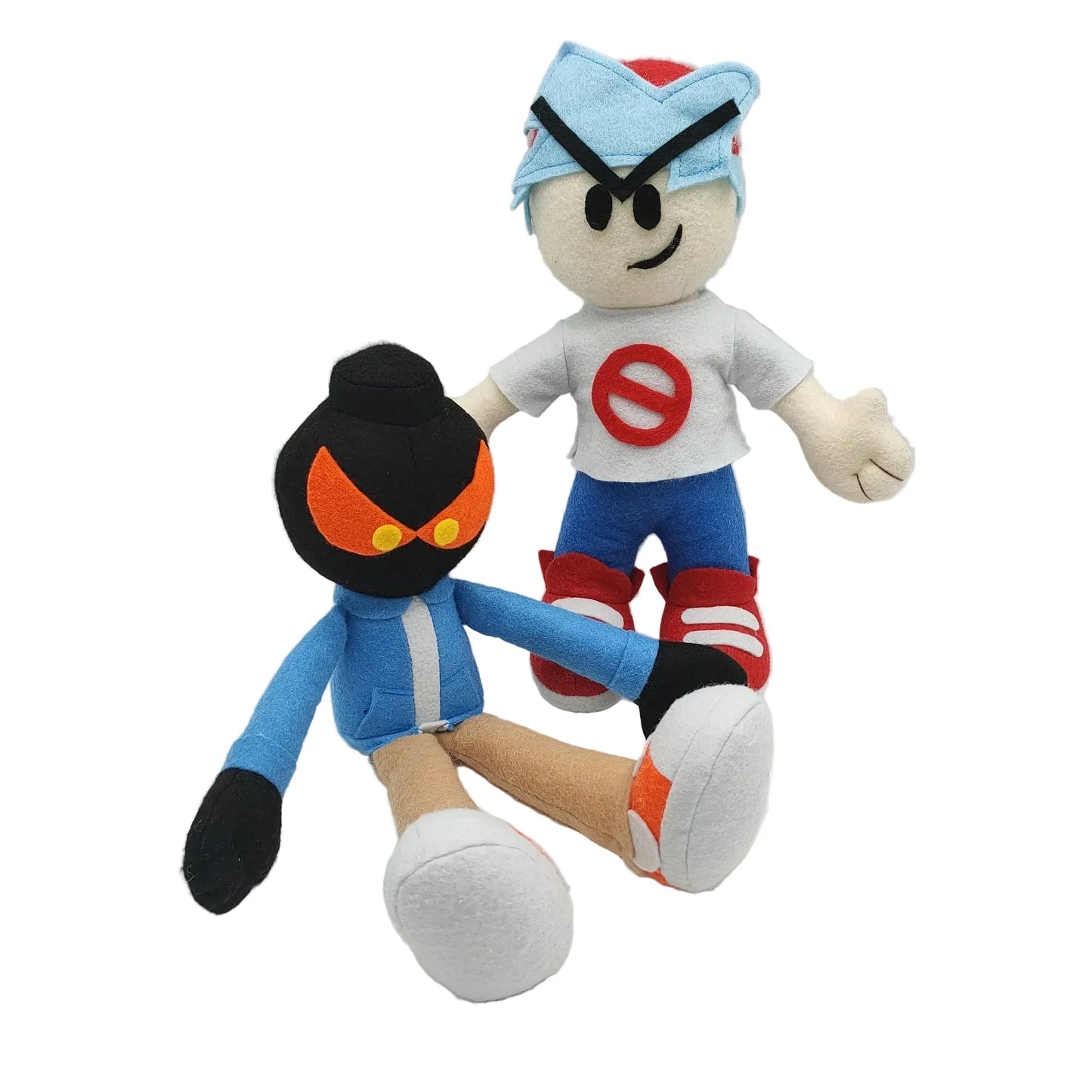 Whitty Plush and Boyfriend Plush Rhythm Game Handmade Plush