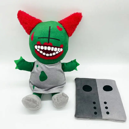 Tricky the Clown Plush - Removable Mask Clown Villain Plush Handmade Plush 22cm