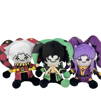 Harlequin Plush Pierrot Plush Jester Plush Circus Horror Visual Novel Handmade Plushies 25cm