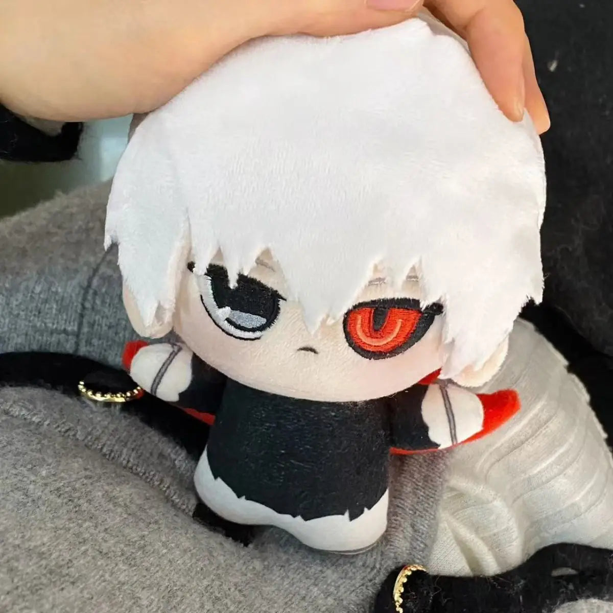 Ken Kaneki Plush Dark Fantasy Anime Plush Handmade Plush 10cm